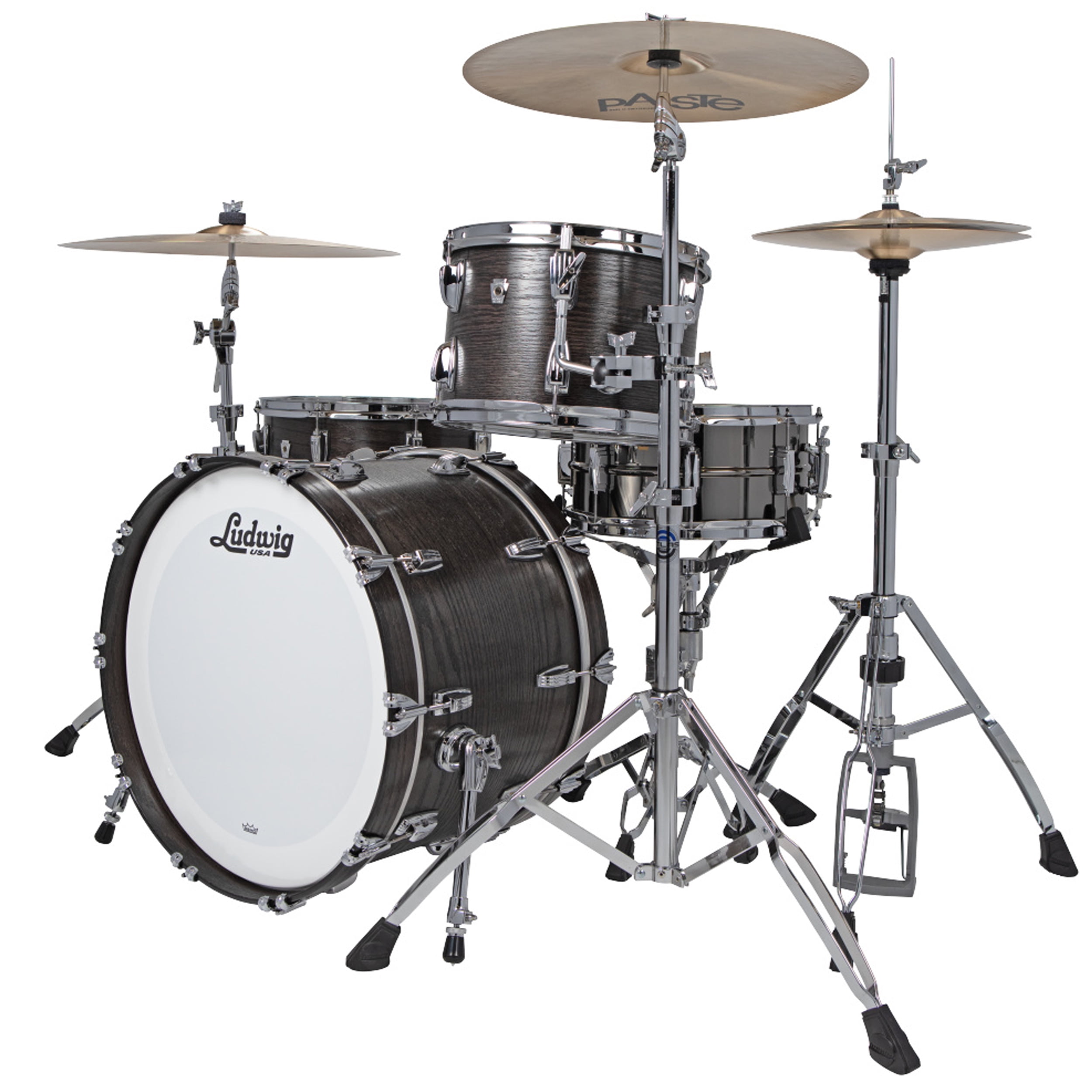 Ludwig Classic Oak 3-Piece Fab Shell Pack With 22" Bass Drum Smoke