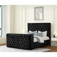 thumbnail image 2 of Encore 5PC Queen Bedroom Set including Manufactured Wood & Fireplace in Black, 2 of 19