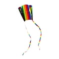 thumbnail image 6 of SPRING PARK Outdoor Colorful Parafoil Long Tail Flying Kite with 30m Line Children Kids Toy, 6 of 6