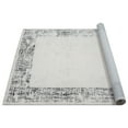 thumbnail image 6 of HR Super Soft Polyester Abstract Area Rug Bordered in Gray, Ivory & Multi-Color - Elegant Frame Pattern for Cozy and Stylish Living Spaces, 6 of 6