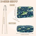 thumbnail image 4 of FORMRS Women Crossbody Purse with Chain Strap Vegan Leather Shoulder Handbag, Sharks Pattern, 4 of 7