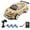 Desert Gold-3 Battery, variant on 1:10 Scale RC Drift Car, 2.4G 4WD Gyro Drift Rally Car with Hydraulic Shock Absorber, Dust Cover & LED Lights, High-Speed All-Terrain Drifting Vehicle for Enthusiasts