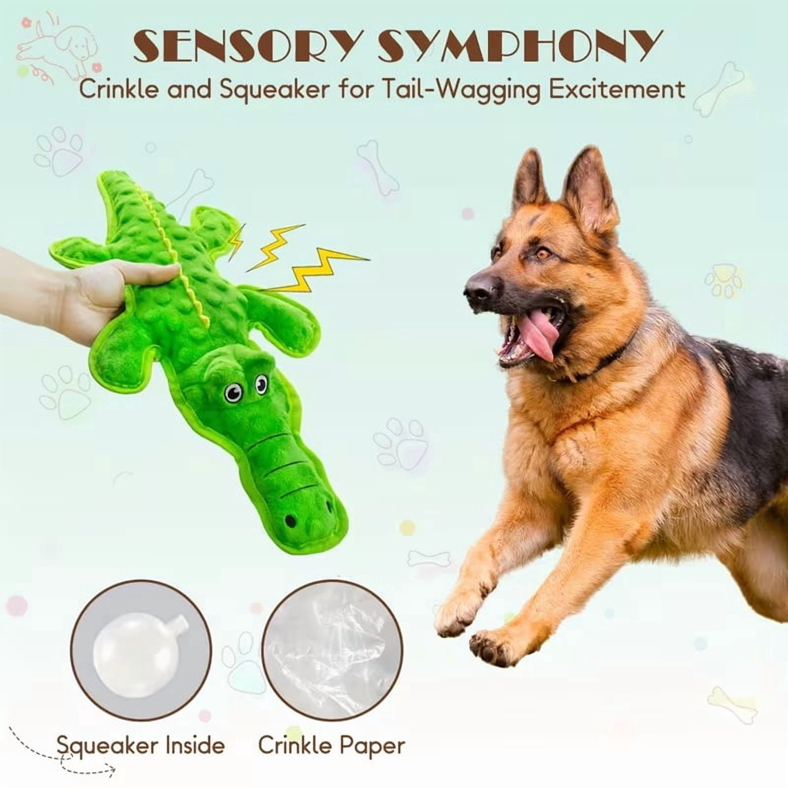 1 favorite dog toy - Interactive toy for dogs of all sizes - Durable, especially for teething puppies - Ideal dog birthday gift, no batteries required