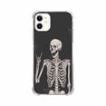 thumbnail image 1 of Rock Skull Case for iPhone 12 Mini,Aesthetic Art Design Pattern Soft TPU Bumper Case Cover, 1 of 5