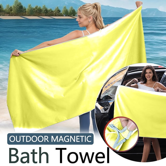 Beach Bath and Beach Towel Set for Pool Water Park Oceanside with Design and Versatile Use