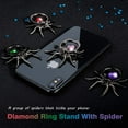 thumbnail image 3 of Support de Bague de Téléphone Animal Rotation 360 avec Poignée en Métal Poli pour iPhone Samsung LG Sony HTC Rose Royal, 3 of 7