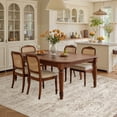 thumbnail image 3 of UERMEI 5'x7' Washable Area Rugs for Living Room, Modern Abstract Printed Carpet, Non Slip Indoor Rug for Bedroom Home Decor Carpets, Vintage Brown, 3 of 9