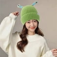 thumbnail image 4 of Cute Glowing Knit Hat with Built-in LED Lights for Winter Warmth and Outdoor Activities, 4 of 5