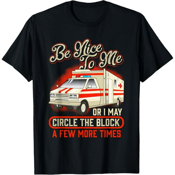 Funny Paramedic EMT Emergency Ambulance EMS Proud AMR T-Shirt