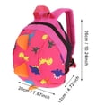 thumbnail image 4 of Mochila de seguridad para bebé, bolsa antipérdida para bebé con diseño de dinosaurio de dibujos animados, durabilidad probada en el tiempo, 4 of 9