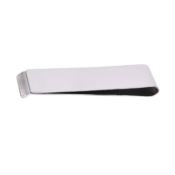NICEXMAS Sleek Money Clip Card Holder Stainless Steel 1Pcs for Occasions