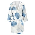 thumbnail image 4 of Jindong Robes en Peluche pour Femmes Robe en Polaire Longue Chaude Peignoir de Bain Veste de Détente Imprimée Robe de Confort Robes pour Femmes, 4 of 5