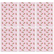 6 Pcs Funny Kitchen Towels,Pioneer Flower Floral Print Pattern Microfiber Dish Towels,Kitchen Tea Towels,Kitchen Towel Set (18" X 26")