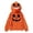 Orange22, variant on Kids Halloween Pumpkin Hoodie, Zip Face Cover Jack-o'-Lantern Long Sleeve Pullover Sweatshirt with Pocket, Soft Cozy Top for Boys Girls Trick-or-Treat(Orange1,7-8 Years)