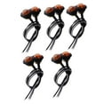 thumbnail image 1 of 5 pares Mini 3/4 "lado redondo LED marcador camión remolque barco luz Ámbar Cola Truck Side Marker LED Light, 1 of 8