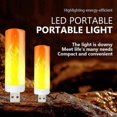 thumbnail image 2 of B22 E27 LED Flame Effect Bulbs 4 Modes Flickering Fire Light for Parties Home Decor Simulated Dancing Flame Lamp, 2 of 5
