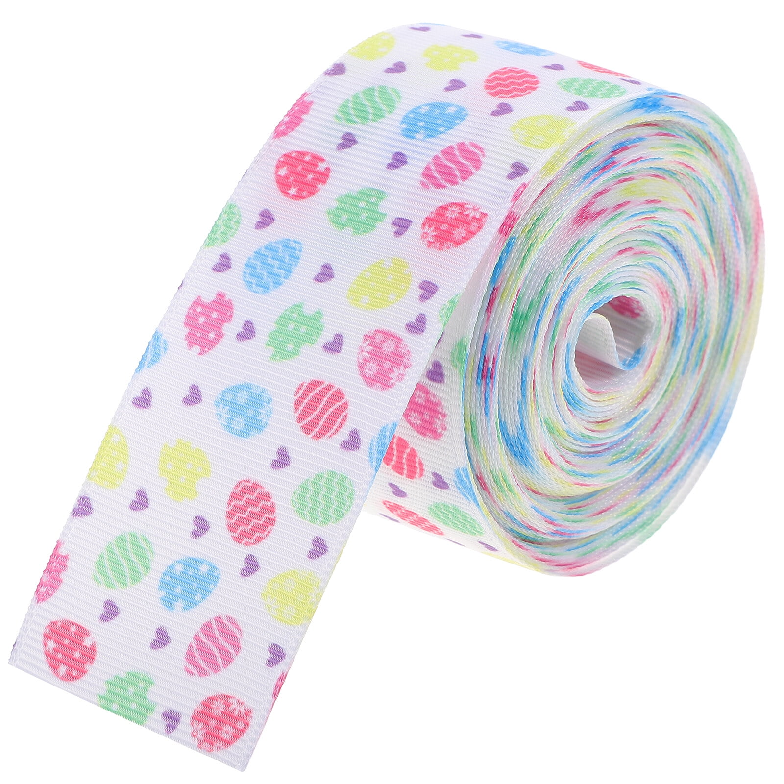 Easter Bunny Multi Color Wired Ribbon 4 x 10 YARD ROLL