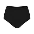 thumbnail image 4 of Hessimy Women's Strappy Bikini Bottom Full Coverage Swim Briefs(Z5-Black,M), 4 of 5