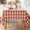 Orange Light, variant on Plaid Fall Tablecloth Thanksgiving Rectangle 60x84 Inch, Rust Orange Table Cloths Autumn Decorations, Polyester Fabric Table Cover for Harvest Party Dining Farmhouse Kitchen Decor
