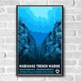 thumbnail image 2 of Marianas Trench Marine National Monument VIntage Travel Poster / Postcard WPA Style, 2 of 4