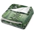 thumbnail image 3 of Warm Blanket Gold and Green Christmas Tree Ultra-Soft Micro Fleece and Warm Cozy Lightweight Throw Blankets Winter Holiday Blanket 50"x60" Throw Size Warm Plush Blankets for All Season Birthday Gift, 3 of 6