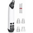 thumbnail image 1 of Blackhead Vacuum Cleaner, with LED Display, 3 Modes and 5 Interchangeable Beauty Heads, White, 1 of 5