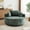 Polyester Green, variant on FFH 55" Round Swivel Chair, Modern Lounge Chair Reading Chair with 360° Rotating Base for Living Room, Bedroom, Chenille Beige
