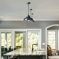 thumbnail image 4 of Claxy Black Barn Style Pendant Light Fixtures with Rods, 4 of 7