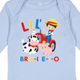 thumbnail image 4 of Inktastic Farmer Tractor EIEIO Little Bro Boys Long Sleeve Baby Bodysuit, 4 of 5
