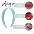thumbnail image 3 of Motique Accessories Hot Pink 1 inch Plastic Hard Headband with Teeth, 3 of 4