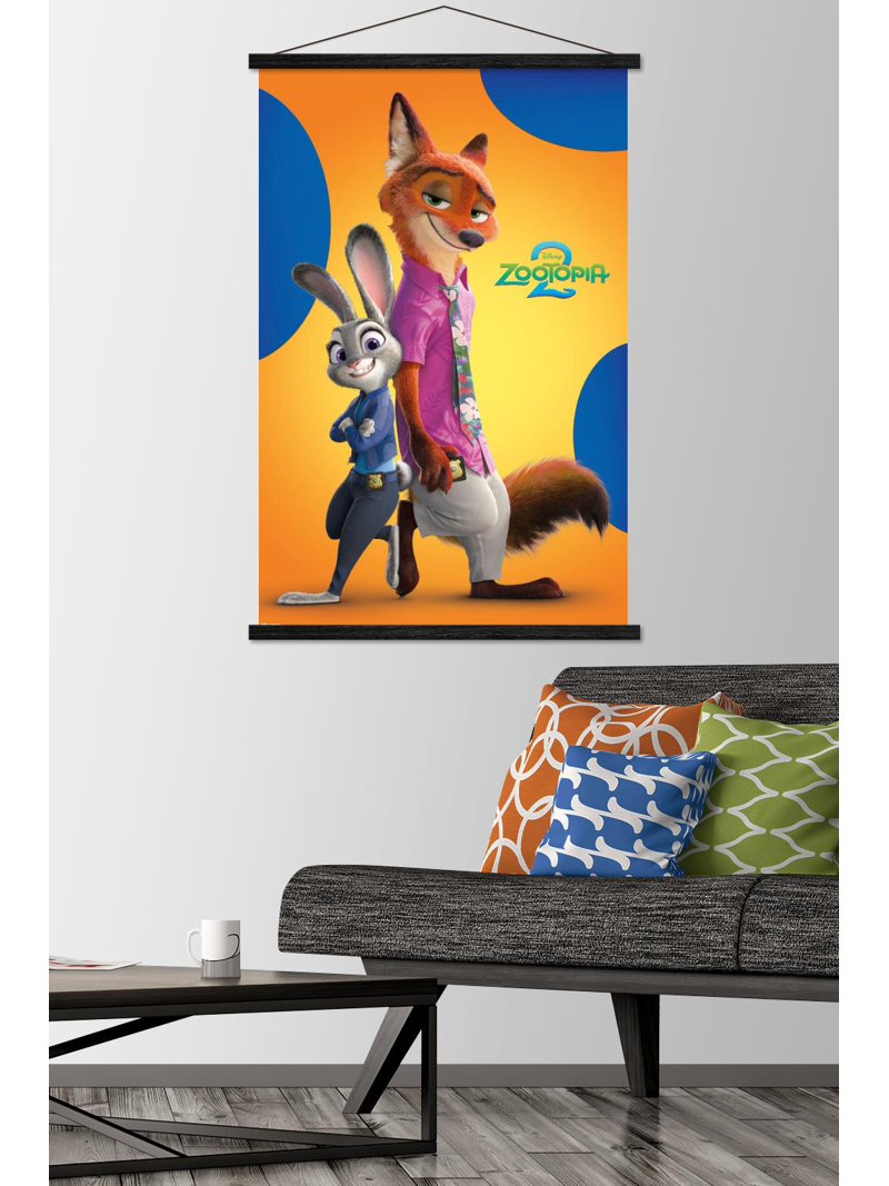 Disney Zootopia 2 (2025) - Nick & Judy Wall Poster with Magnetic
