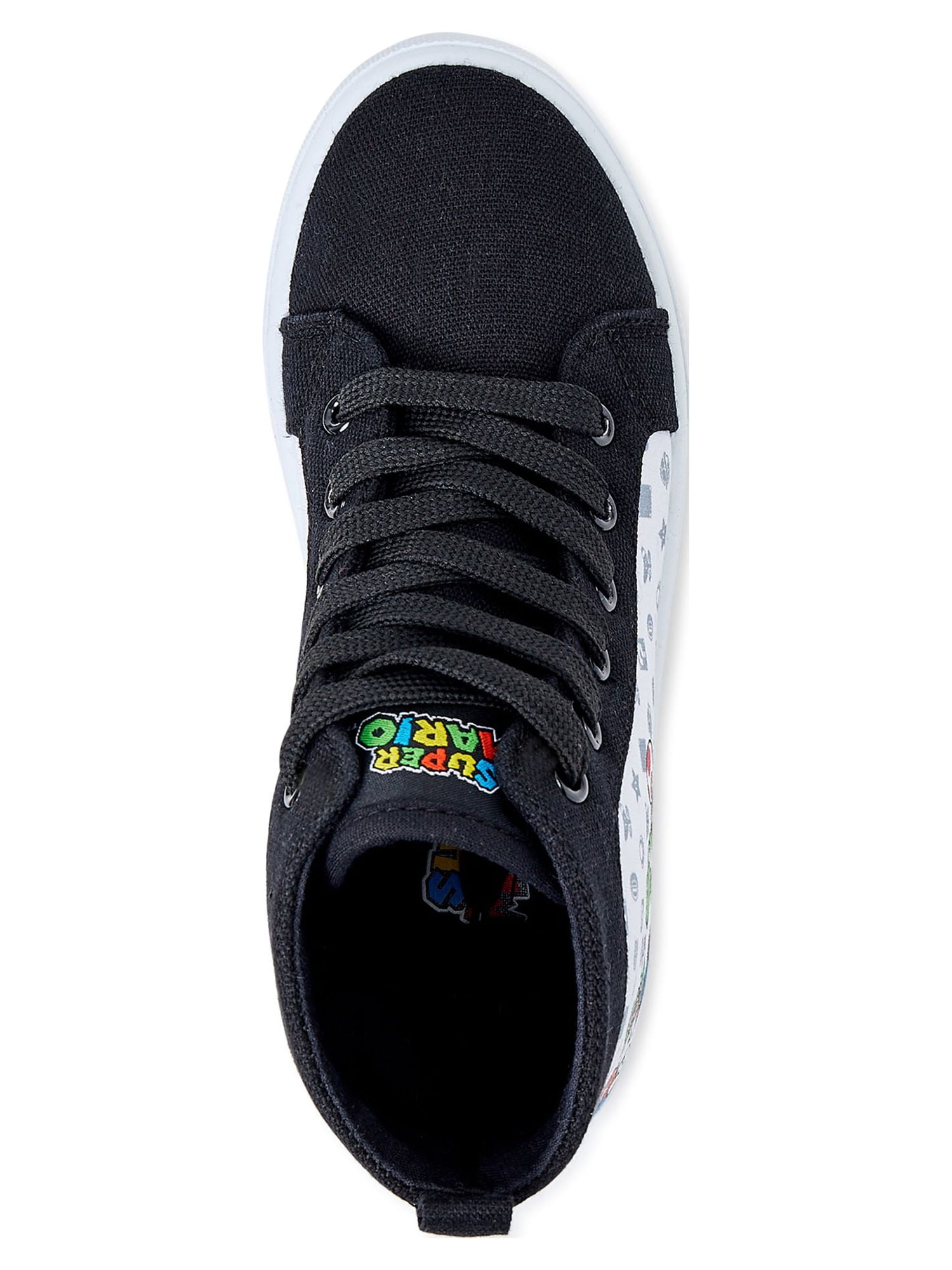 Mario Kart Boys’ High Top Sneakers, Sizes 11-5