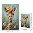 thumbnail image 2 of Funny Giraffe Jigsaw Puzzle, 1000 Pieces, 29.5"x19.7" – Features Woodland Animal – Challenging, Perfect for Family Fun – Fun Indoor Activity, 2 of 8