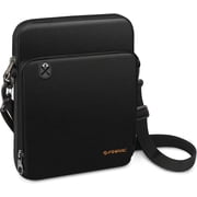 FINPAC 11 Inch Tablet Sleeve Case Shoulder Bag for 11" iPad Pro (2018-2024), 10.9" iPad 10th Gen (2022), 10.9" iPad Air 5/4 (2024/2022/2020), 10.2" iPad, Surface Go 4/3/2, Galaxy Tab, Black