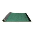 thumbnail image 2 of Ahgly Company Indoor Rectangle Abstract Turquoise Blue Modern Area Rugs, 7' x 10', 2 of 4