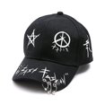 thumbnail image 4 of Men Women Baseball Cap with Ring Hip Hop Fashion Pattern Hat, 4 of 8