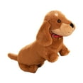 thumbnail image 2 of Muñeco de peluche suave para perro, juguete decorativo de peluche para perro, juguete de peluche tierno y acurrucable, animal de peluche de cachorro Marrón, 2 of 8