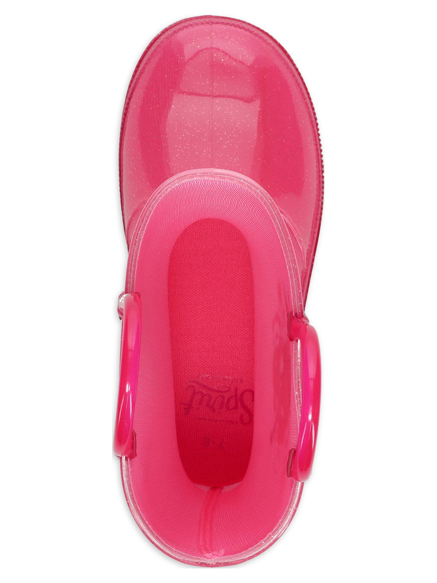 Spirit Two Handle Printed Rain Boot (Toddler Girls)