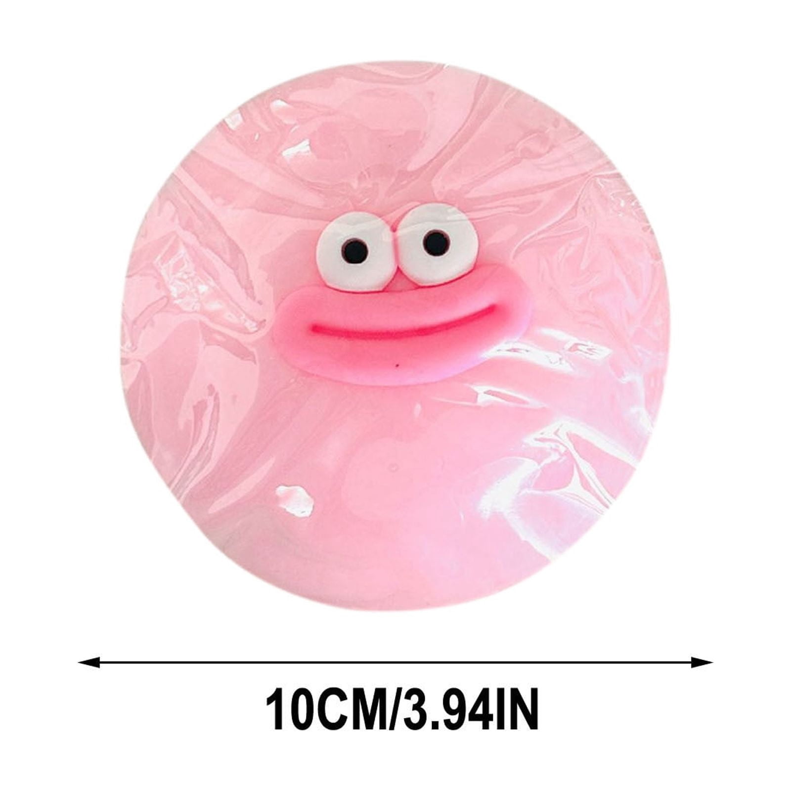 Cute Squeeze Fidget Toys for Teens & Adults, Giant Stress Ball with Big Eyes & Sausage Lips, Funny Prank Gifts, Party Supplies, Game Prizes