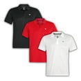 thumbnail image 1 of 3-Pack Golf Shirts for Men - Dry Fit Short-Sleeve Polo, Athletic Casual Collared T-Shirt, 1 of 6