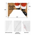 thumbnail image 5 of Merry Christmas Swag Valances for Windows, Small Curtains Drapes, Xmas Santa Claus Boots Winter Holiday Kitchen Window Curtains Over Sink Window Treatment Valance for Bedroom/Bathroom 56"x36", 5 of 5