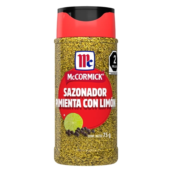 Sazonador McCormick pimienta con limón 75 g