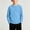 Sky Blue, variant on Spazoro Boys Pullover Sweatshirt, Relaxed Fit Soft Long Sleeve Crewneck Basic Casual Layering Tops for Daily Wear Sky Blue Size 5-6