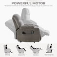 thumbnail image 4 of Bonzy Home 2 Pack Power Lift Recliner Chairs, Oversized Lift Chairs for Elderly with Heat, Massage, Remote and Side Pocket, Ashy, 4 of 7