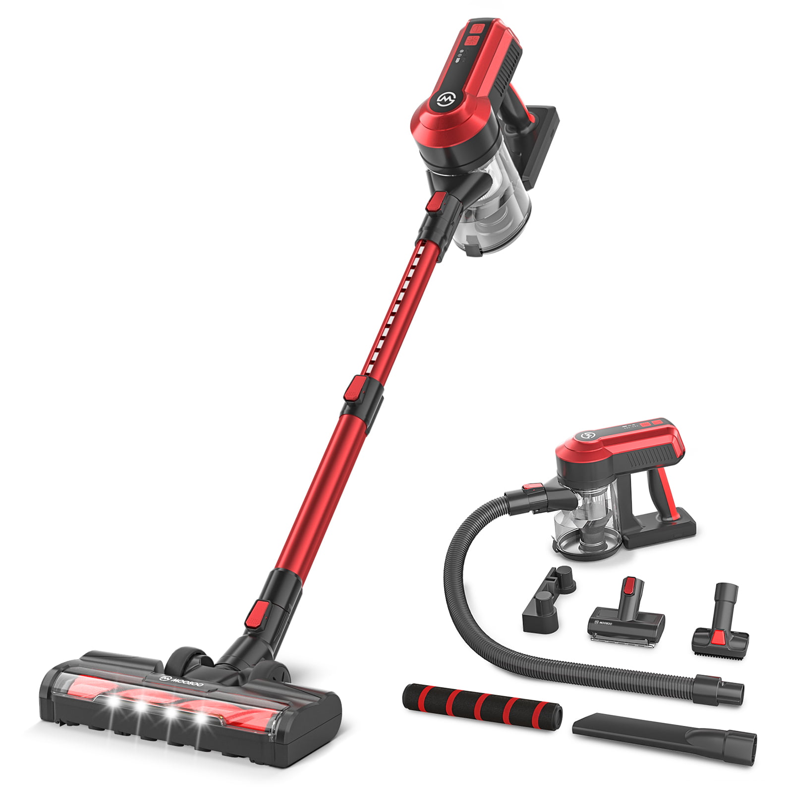 MOOSOO Cordless Vacuum 4 in 1 Powerful Suction Stick Handheld Vacuum Cleaner for
