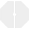 thumbnail image 4 of 38"OD x 3"ID x 13 1/4"C x 1"P Logan Architectural Grade PVC Contemporary Ceiling Medallion, Two Piece, 4 of 11