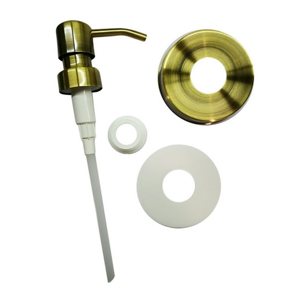 ULTNICE Cream Pump Dispenser Dark Brown Stainless Steel 1PC