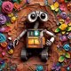 thumbnail image 1 of Kit de Pintura 5D Bricolaje Taladro Diamante Cgtredaw Robotron Artesanal, 1 of 9
