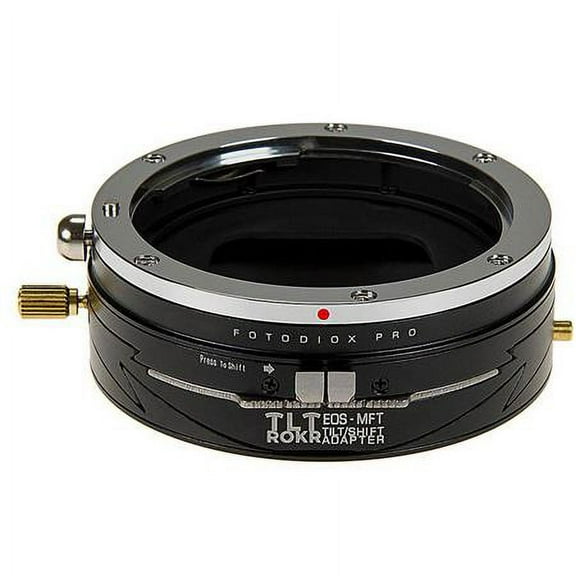 Fotodiox TLTROKR-EOS-MFT Tilt & Shift Lens Mount Adapter for Canon EOS Mount Mirrorless Camera Body
