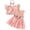 Pink, variant on Toddler Boho Dress Lace Toddler Girl Summer Dress Infant Baby Girl Casual Clothes Sleeveless Bowknot Beach Sundress 6 9 Months (Pink,6-9 Months)